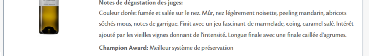 The Sommelier Edit Awards – 2026 - Domaine des Chênes